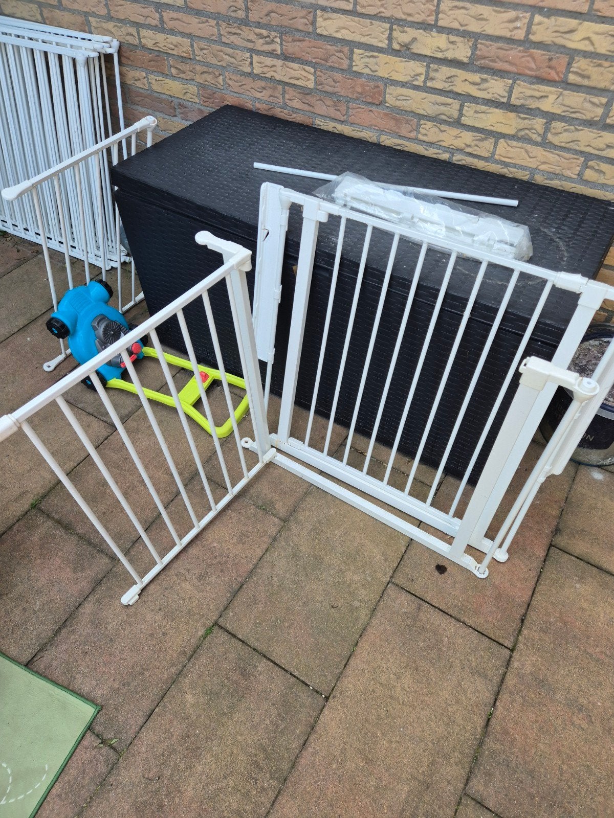 Veiligheidshekje voor kinderen puppie ren, Kinderen en Baby's, Traphekjes, Ophalen, Gebruikt, Klemhekje, Metaal of IJzer