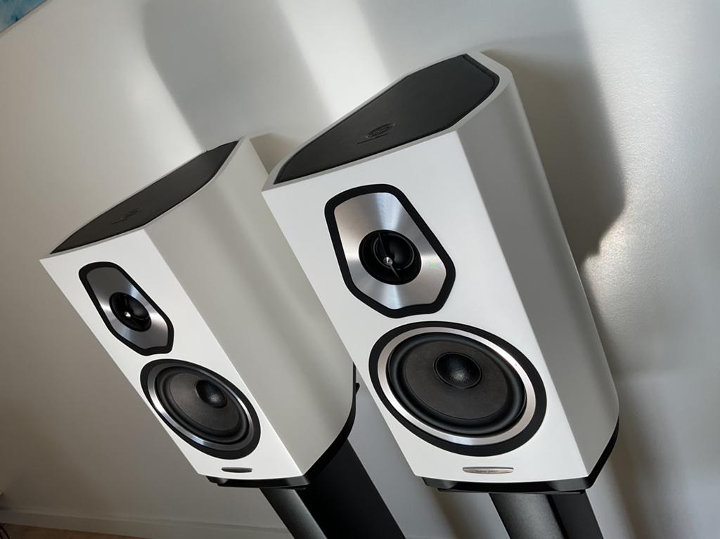 Sonus Faber Sonetto 1 wit, Audio, Tv en Foto, Luidsprekers, Overige merken, Info@x-fi.nl, X-Fi Audio b.v., Gebruikt