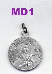Md1 medaille heilige theresia, Ophalen of Verzenden, Overige materialen