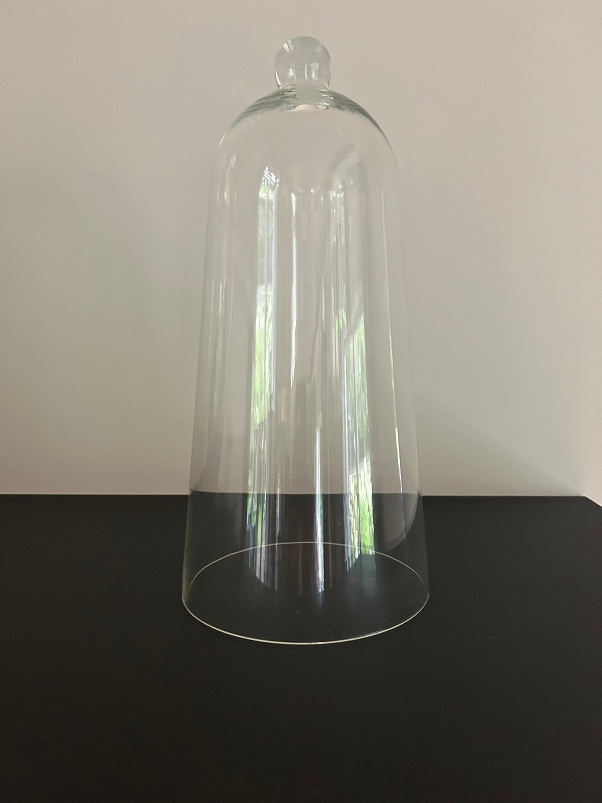 Glazen stolp 38 cm hoog, Ophalen of Verzenden, Zo goed als nieuw