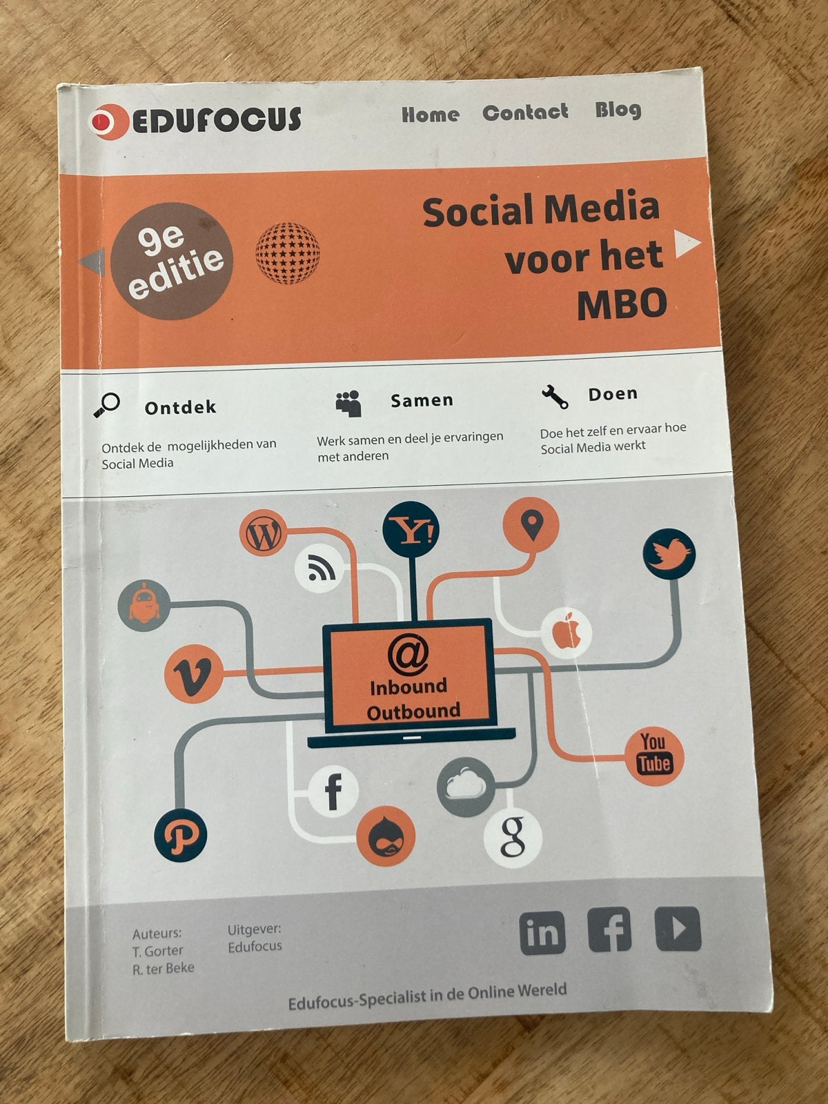 Social Media voor het MBO - Edufocus (9e editie), Boeken, Ophalen of Verzenden, Gelezen, MBO