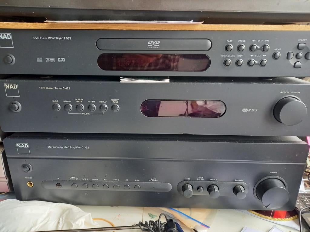 NAD Apparatuur: DVD/CD Speler, Tuner, Versterker, CD Speler, Ophalen of Verzenden
