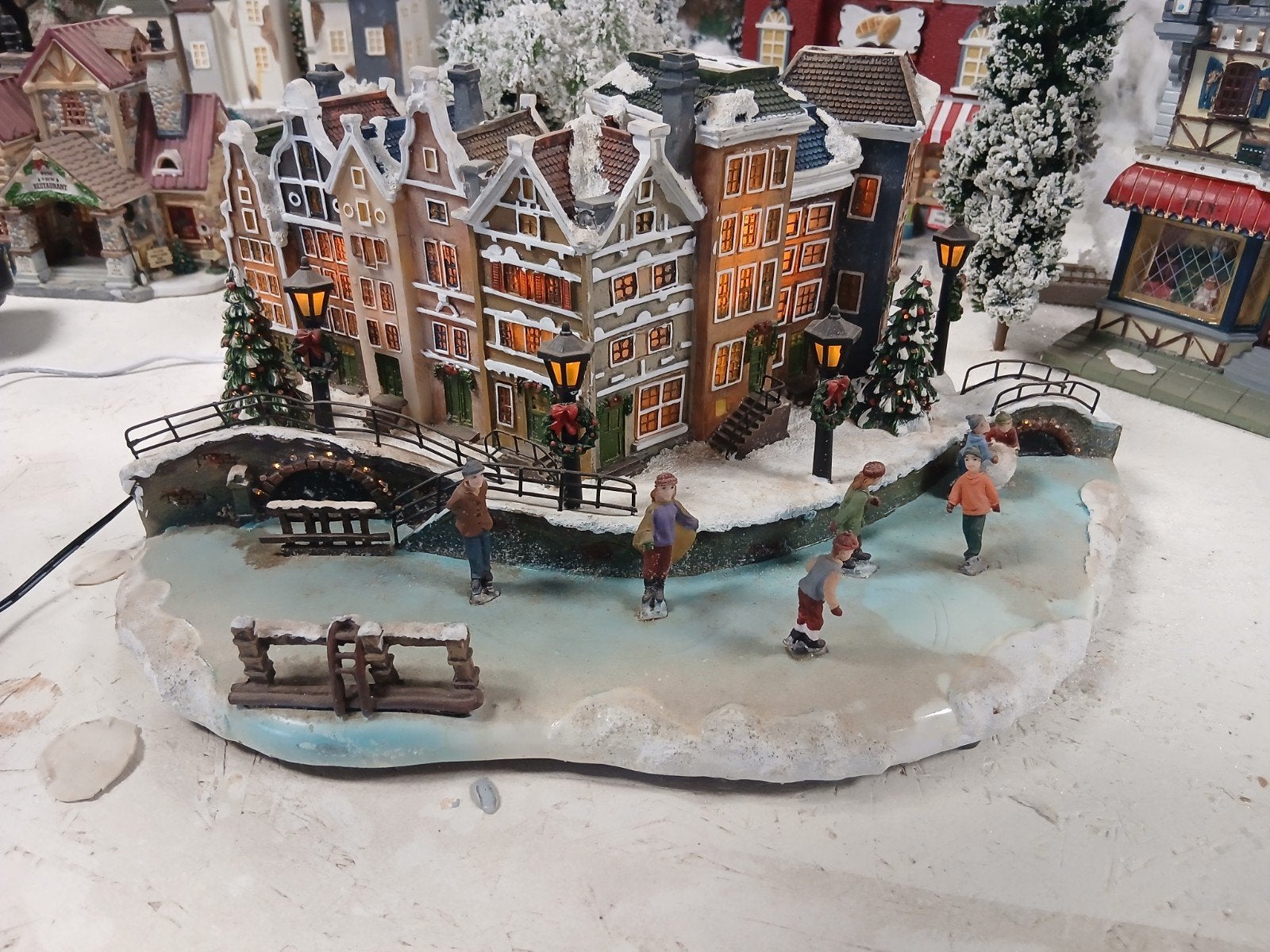 Kersthuisje Typisch Hollands grachtenpandjes, Diversen, Kerst, Ophalen of Verzenden