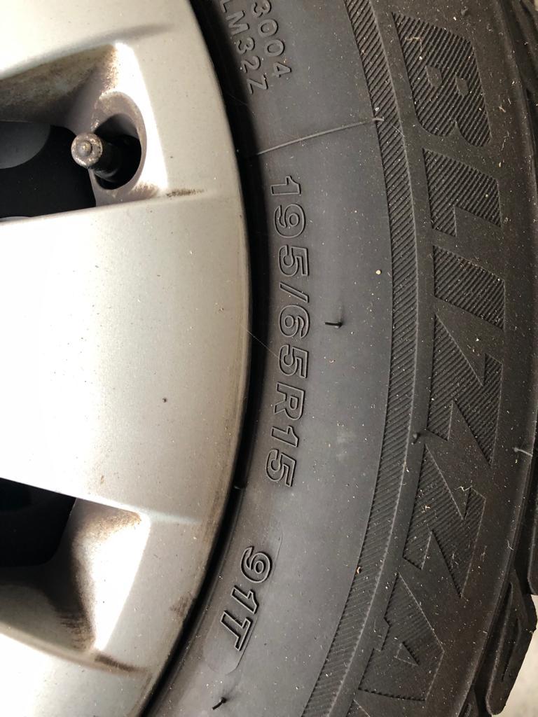 Mercedes-Benz Winterbanden met Velgen 195/65R15, Ophalen of Verzenden, Gebruikt