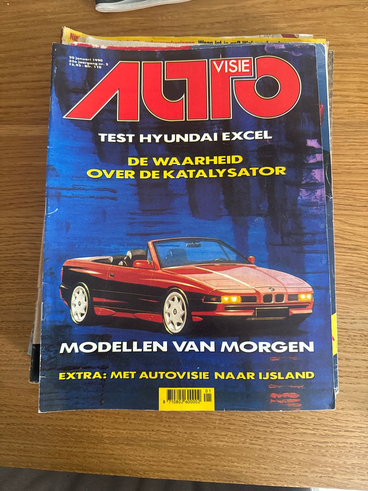 Autovisie Magazine - Januari 1990 - Hyundai Excel Test, Boeken, Ophalen of Verzenden, Gelezen, Overige typen