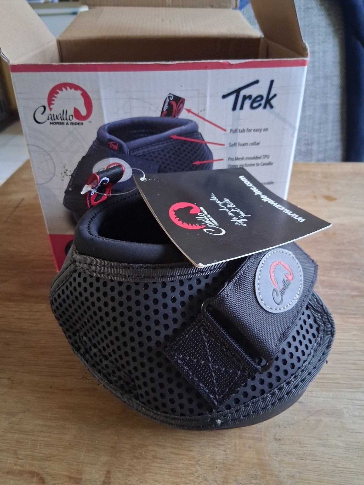 Cavallo Trek Hoof Boot (Hoefschoen) - Maat 1 - ZGAN in doos, Hoefschoenen, Ophalen of Verzenden, Nieuw, Full