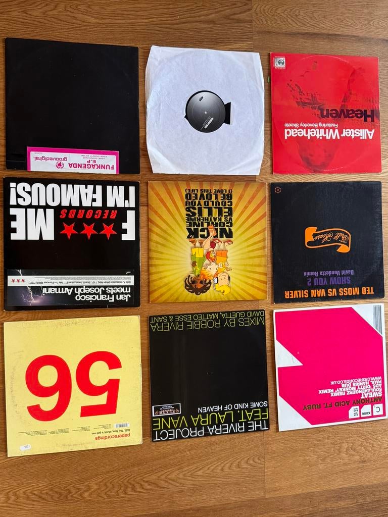 House vinyl platen 25 stuks, Cd's en Dvd's, Vinyl | Dance en House, Zo goed als nieuw, 12 inch, Ophalen of Verzenden