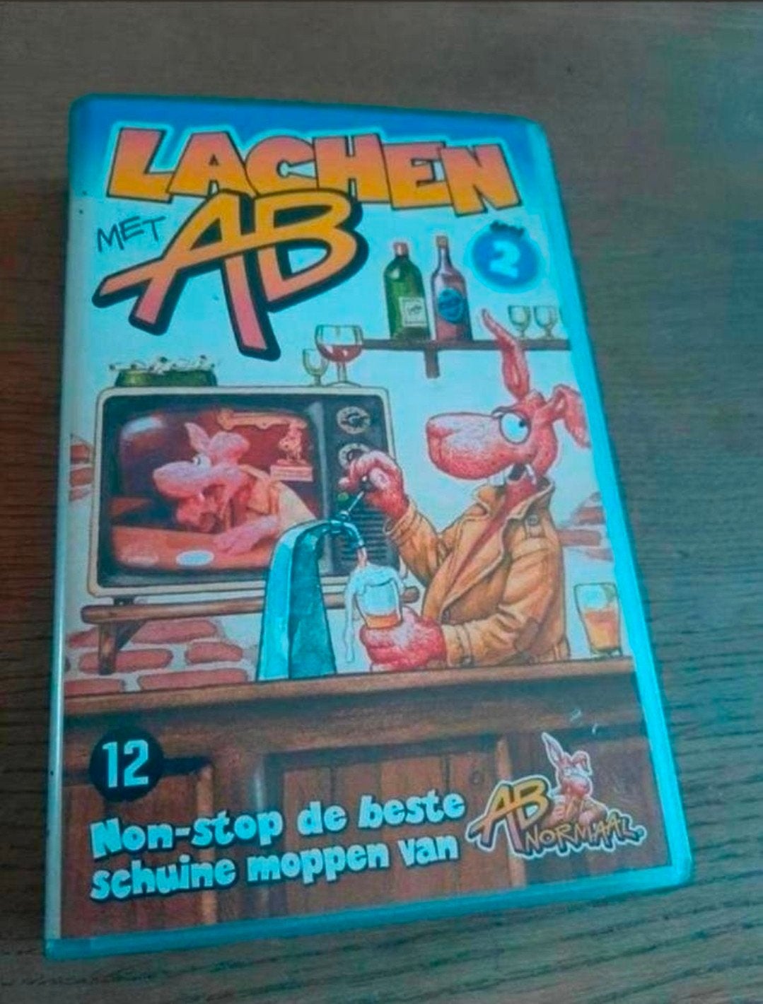 Lachen met Ab normaal deel 2 videoband, Cd's en Dvd's, Alle leeftijden, Ophalen of Verzenden, Zo goed als nieuw, Tv-serie of Tv-programma