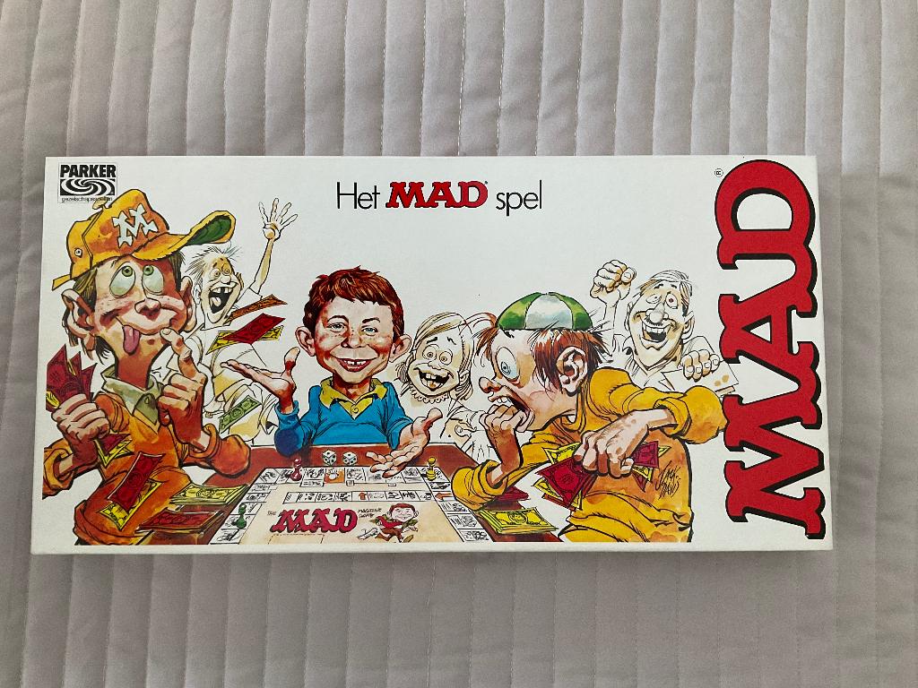 MAD spel, Hobby en Vrije tijd, Gezelschapsspellen | Bordspellen, Drie of vier spelers, Ophalen, Nieuw, Parker