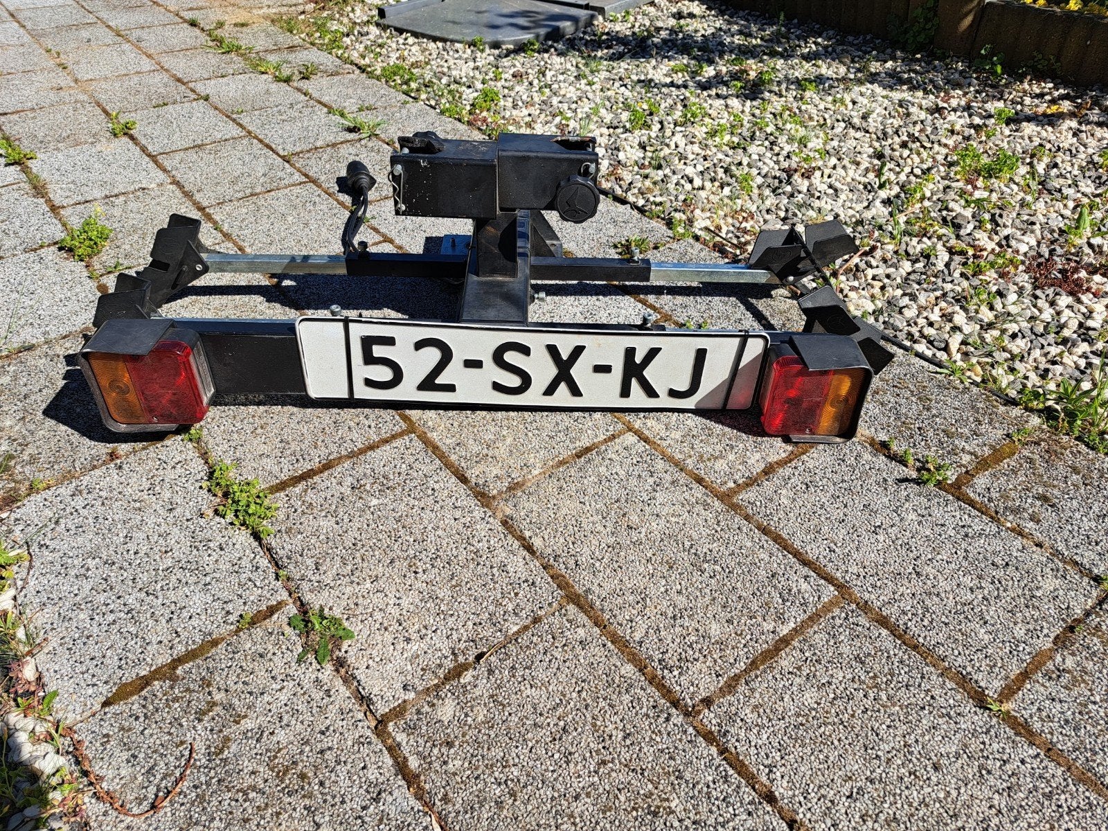 Stevige Fietsendrager voor Trekhaak (Inclusief Verlichting), Ophalen of Verzenden, Trekhaakdrager