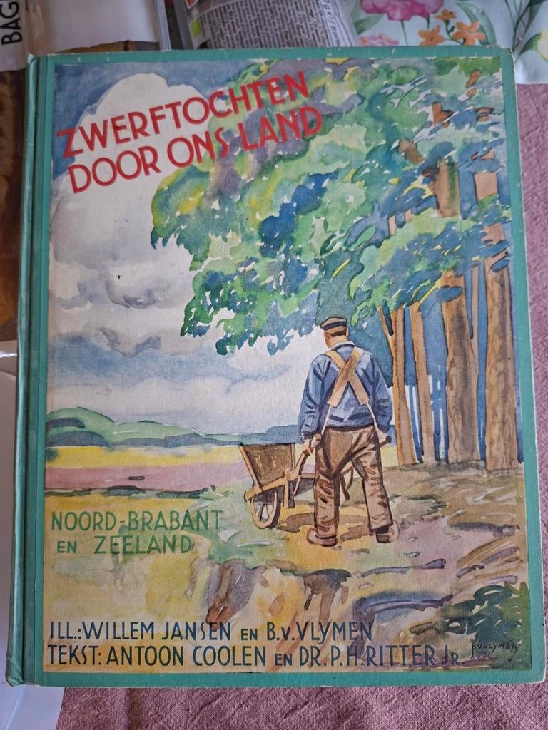 Zwerftochten door ons Land, 1938., Boeken, Prentenboeken en Plaatjesalbums, Ophalen of Verzenden, Gelezen, Diverse, Plaatjesalbum