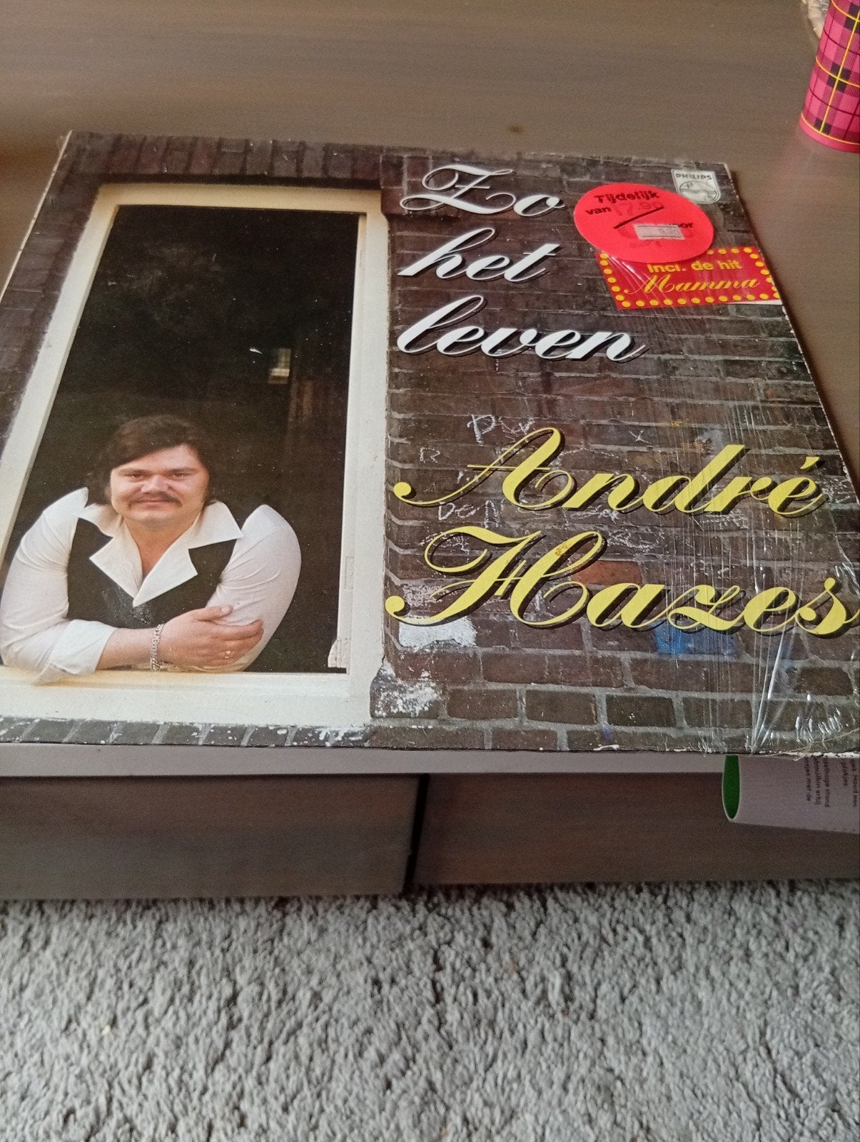 André Hazes - Zo is het leven LP (1977), Cd's en Dvd's, LP, Gebruikt, Ophalen of Verzenden, Levenslied of Smartlap