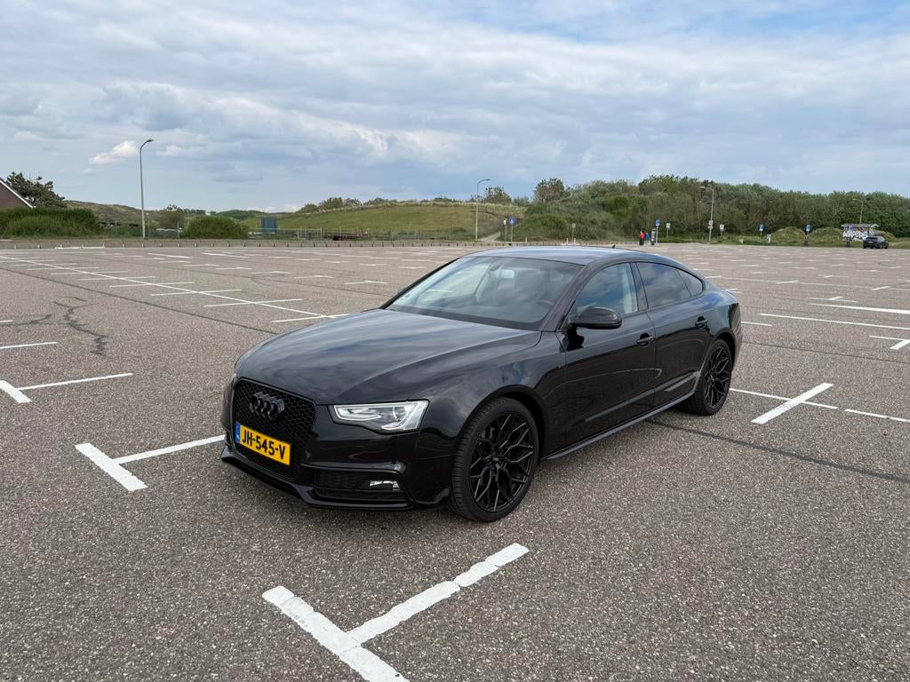 Audi A5 Sportback | Full Black | S-line | Vossen velgen, Auto's, Audi, Euro 5, Stof, Zwart, 4 cilinders