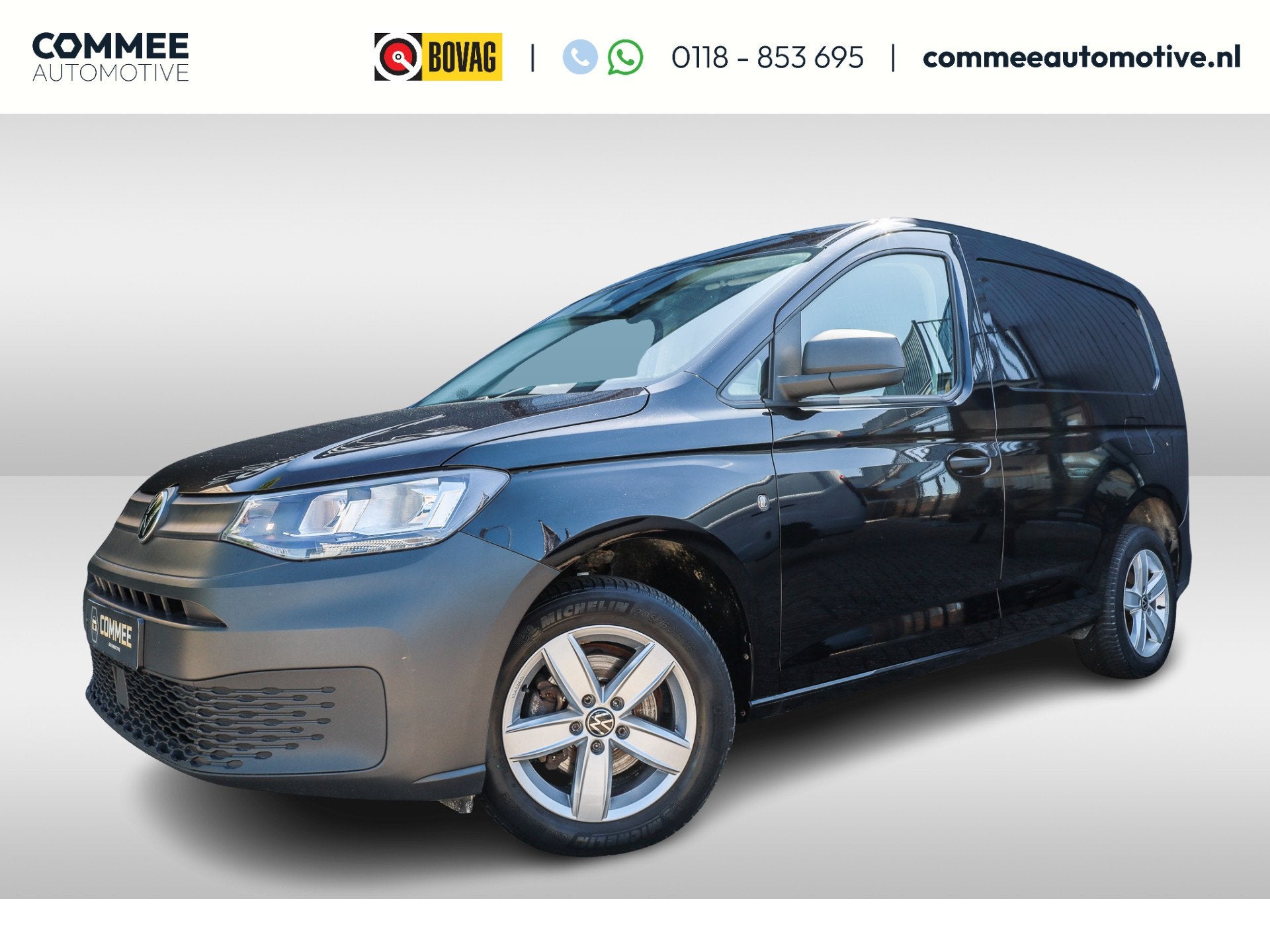 Volkswagen Caddy Cargo 2.0 TDI 102PK AC I Cr.Contr I Apple C, Auto's, Voorwielaandrijving, Dealer onderhouden, Gebruikt, Zwart