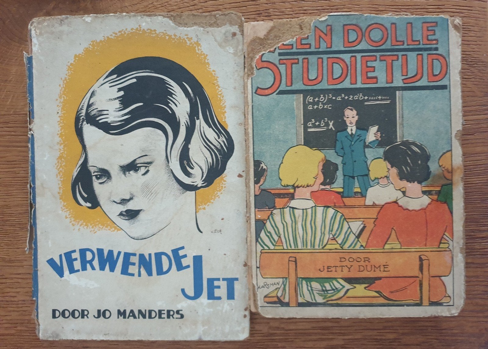 Verwende Jet & Een Dolle Studietijd - Jo Manders & Jetty Dum, Ophalen of Verzenden, Gelezen, Jo Manders, Jetty Dumé, Fictie