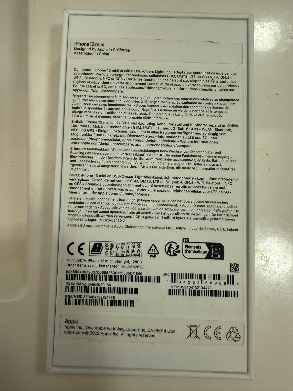 Foto 9 van iPhone 13 mini Starlight 128GB