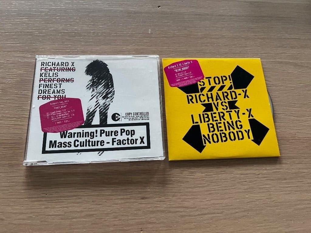 Richard X 2x Single Finest Dreams Kelis - Liberty X, Ophalen of Verzenden, Zo goed als nieuw, Single