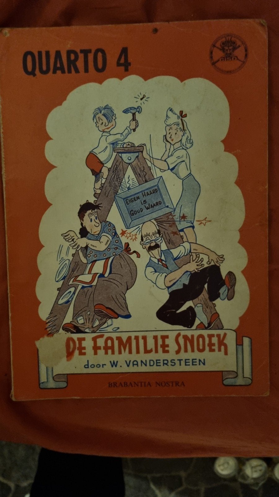 De Familie Snoek - Quarto 4 - W. Vandersteen, Eén stripboek, Ophalen of Verzenden, Gelezen, W. Vandersteen