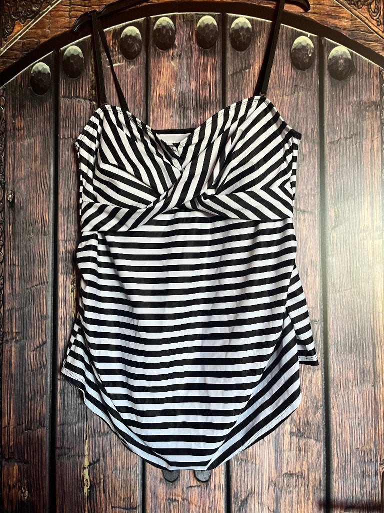 Nieuwe tankini 46 met streepjes maat 46 nu voor 19,99€, Ophalen, Overige typen, Nieuw, Overige kleuren