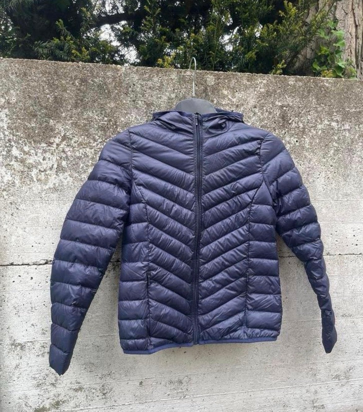 America Today donsjas XS - Donkerblauw, Kleding | Dames, Ophalen of Verzenden, Zo goed als nieuw, Maat 34 (XS) of kleiner, Blauw