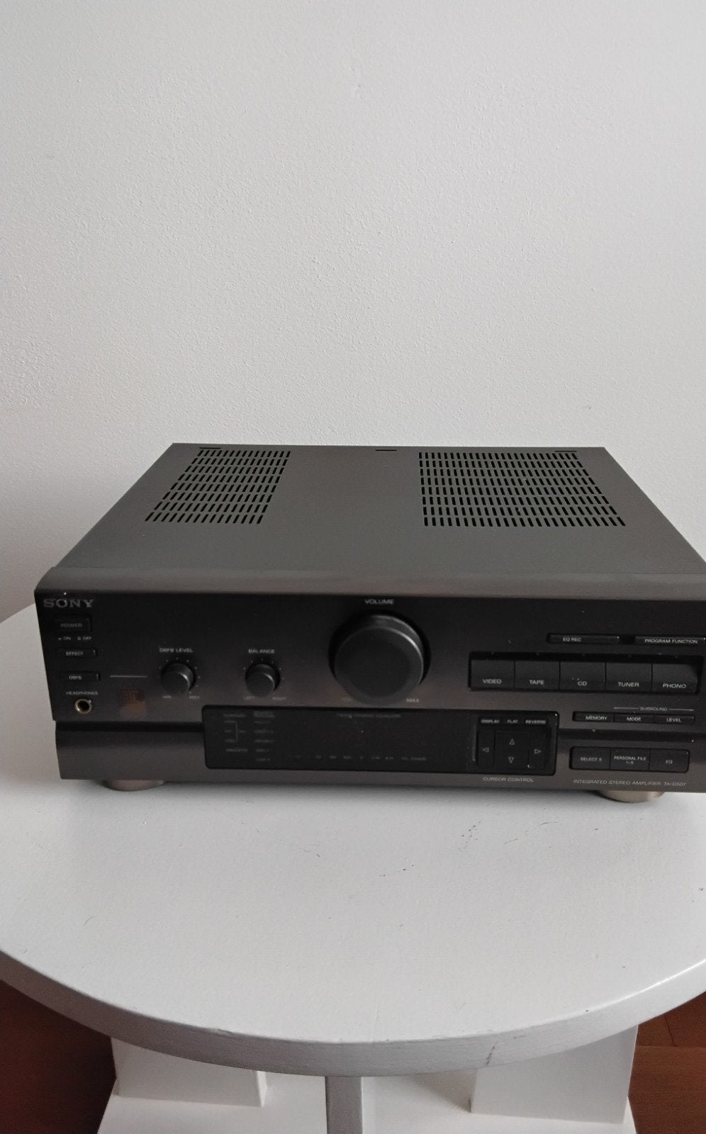 Sony stereoversterker en Dual platenspeler., Audio, Tv en Foto, Ophalen of Verzenden, Sony