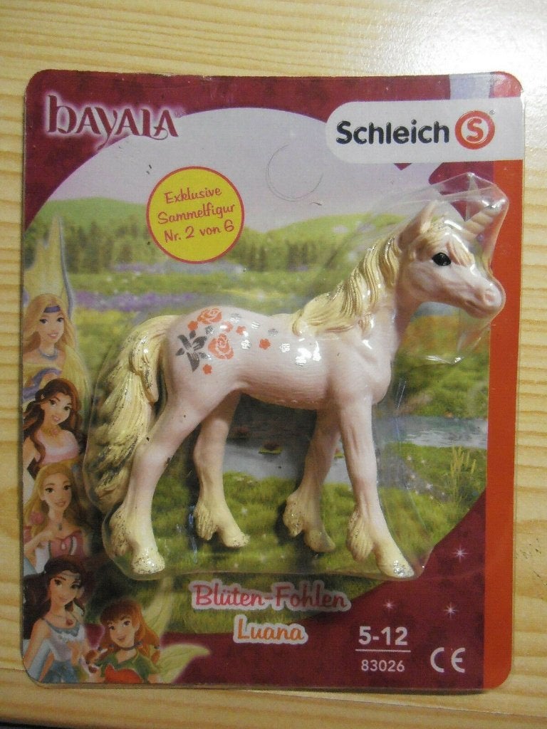 Schleich 83026 eenhoorn Luana, dierfiguur, Verzenden, Zo goed als nieuw, Paard, Beeldje of Figuurtje