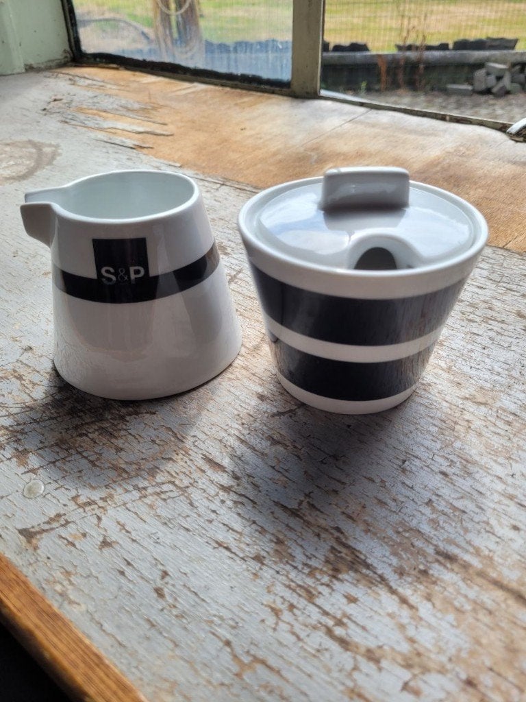 Melk en suiker setje zwart/wit Nieuw, Huis en Inrichting, Overige merken, Overige typen, Nieuw, Ophalen of Verzenden