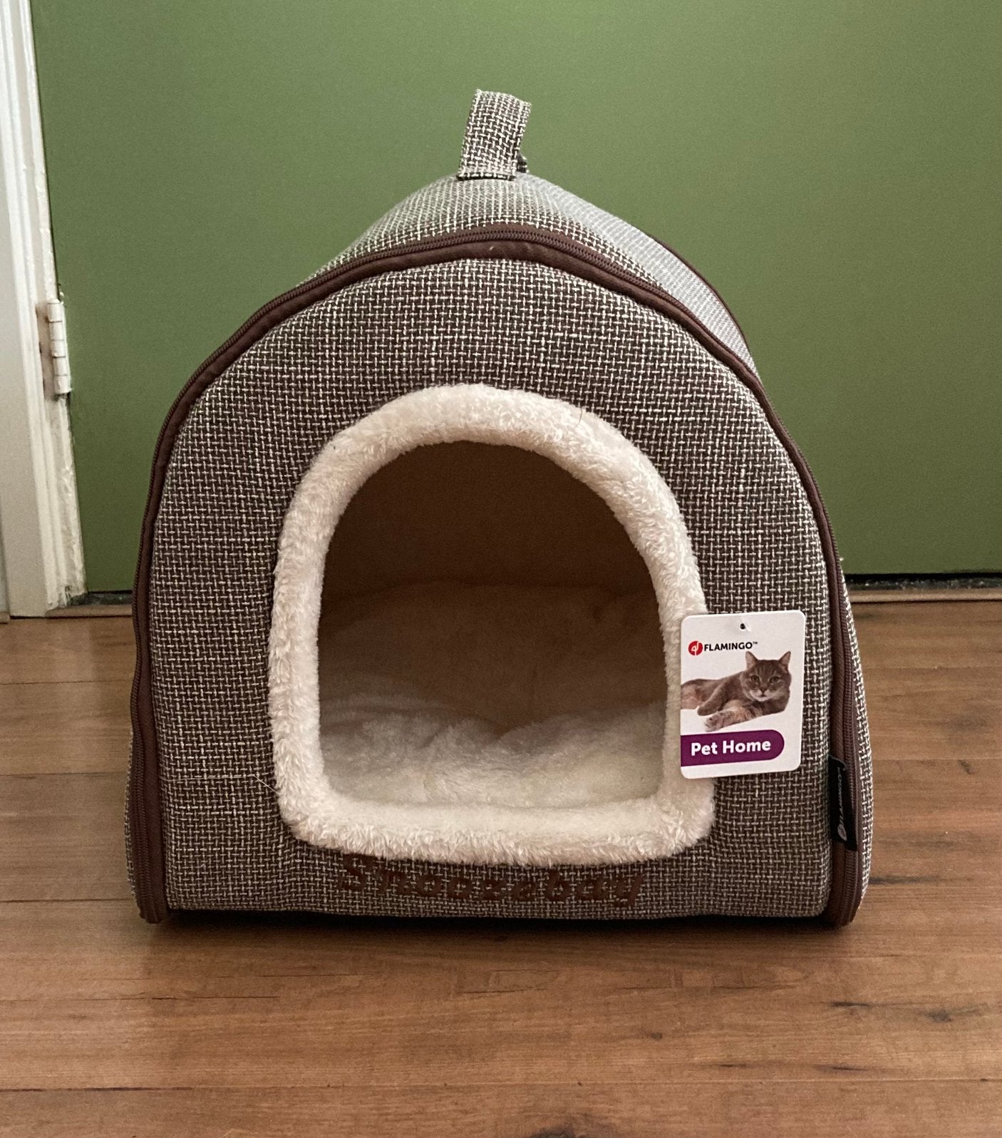 Katten mandje Bruin 45x35x35cm, Dieren en Toebehoren, Ophalen of Verzenden, Nieuw