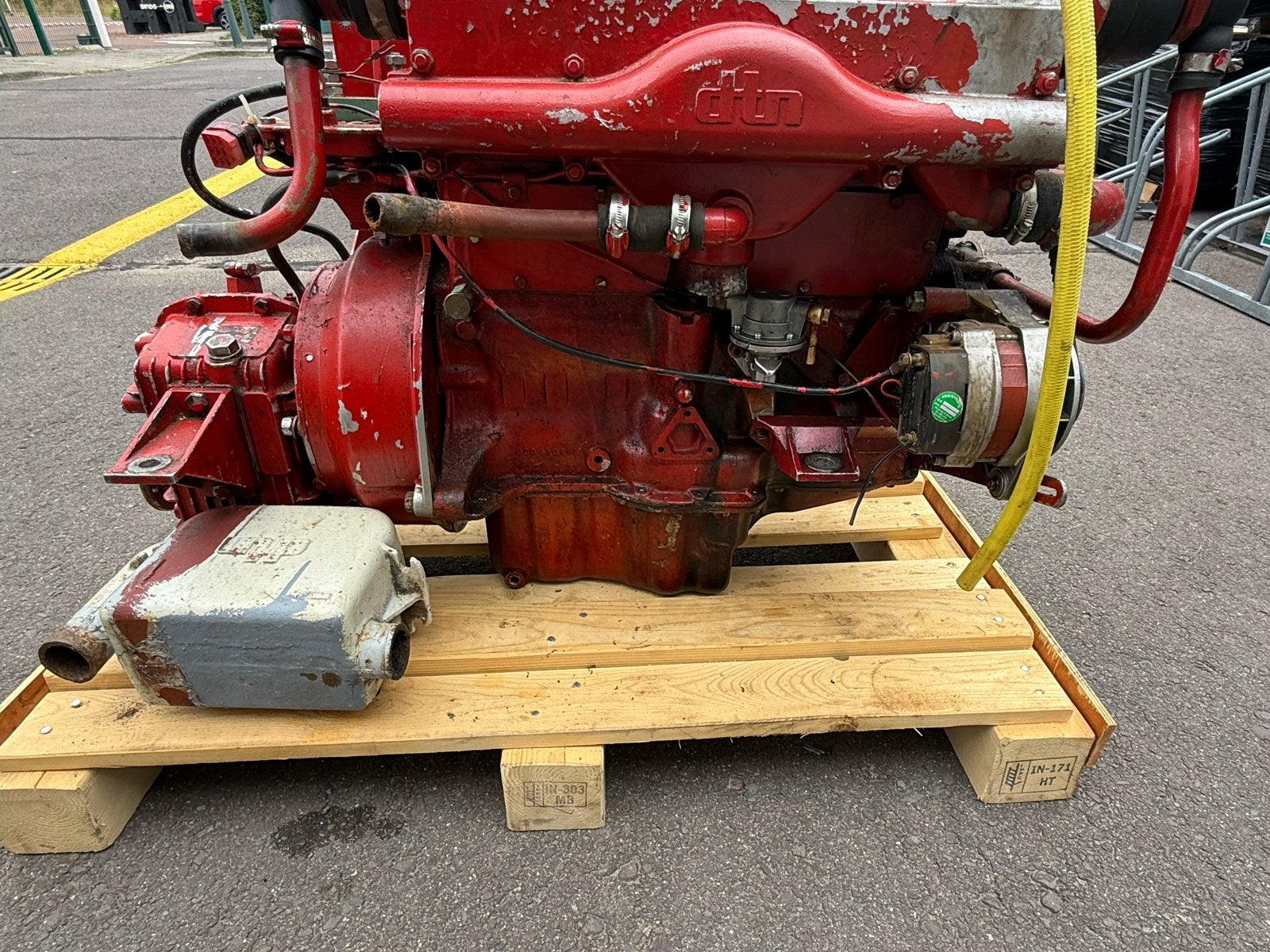Peugeot Indunor scheepsmotor met keerkoppeling, Watersport en Boten, Buiten- en Binnenboordmotoren, Ophalen, Gebruikt, Binnenboordmotor