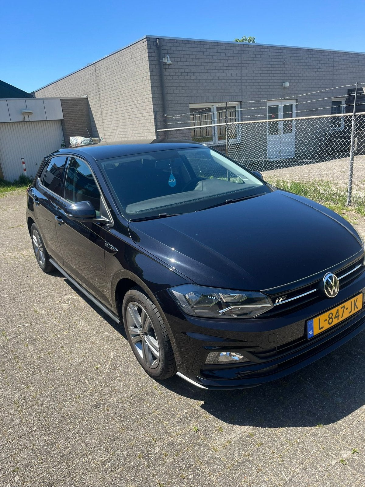Volkswagen Polo 1.0 TSI 95pk 2021 Zwart R-line, Voorwielaandrijving, 1063 kg, Origineel Nederlands, Handgeschakeld