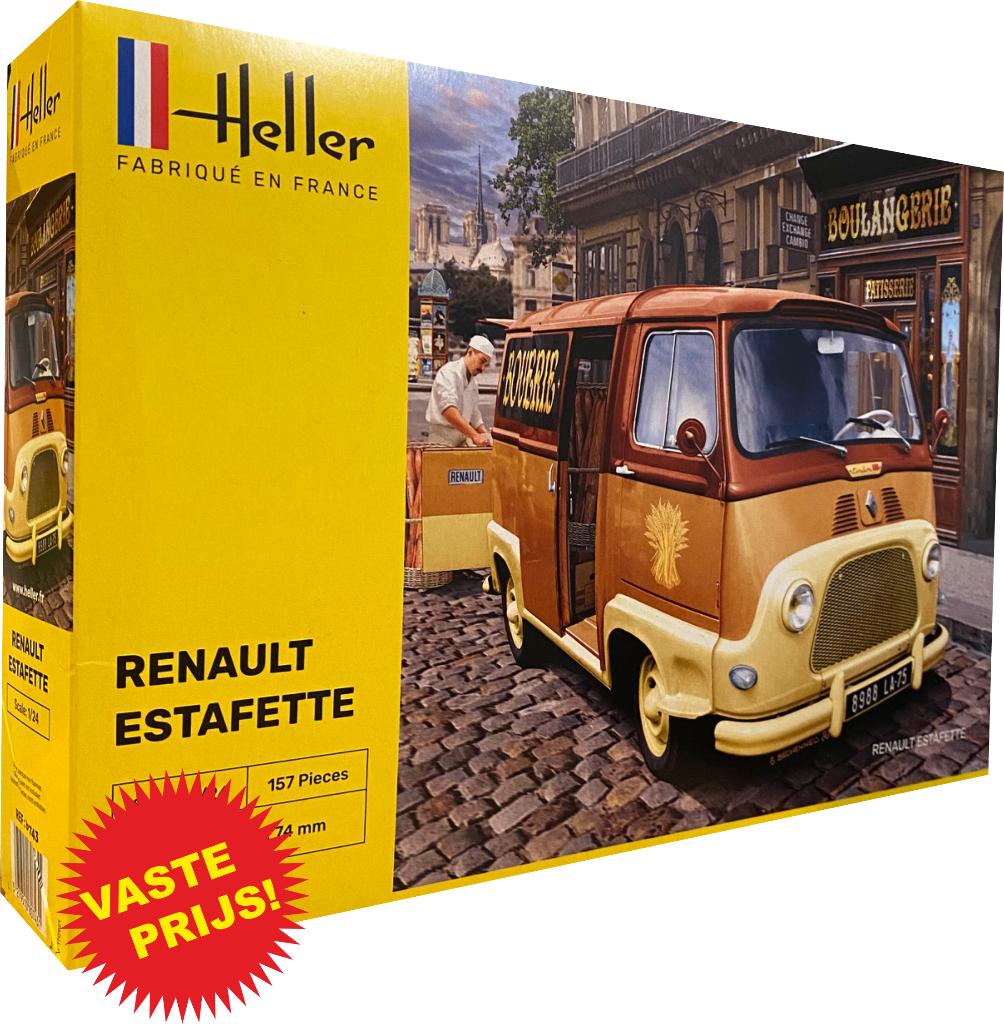 Renault Estafette (Heller 80740) 1/24, Auto, Groter dan 1:32, Nieuw, Ophalen of Verzenden