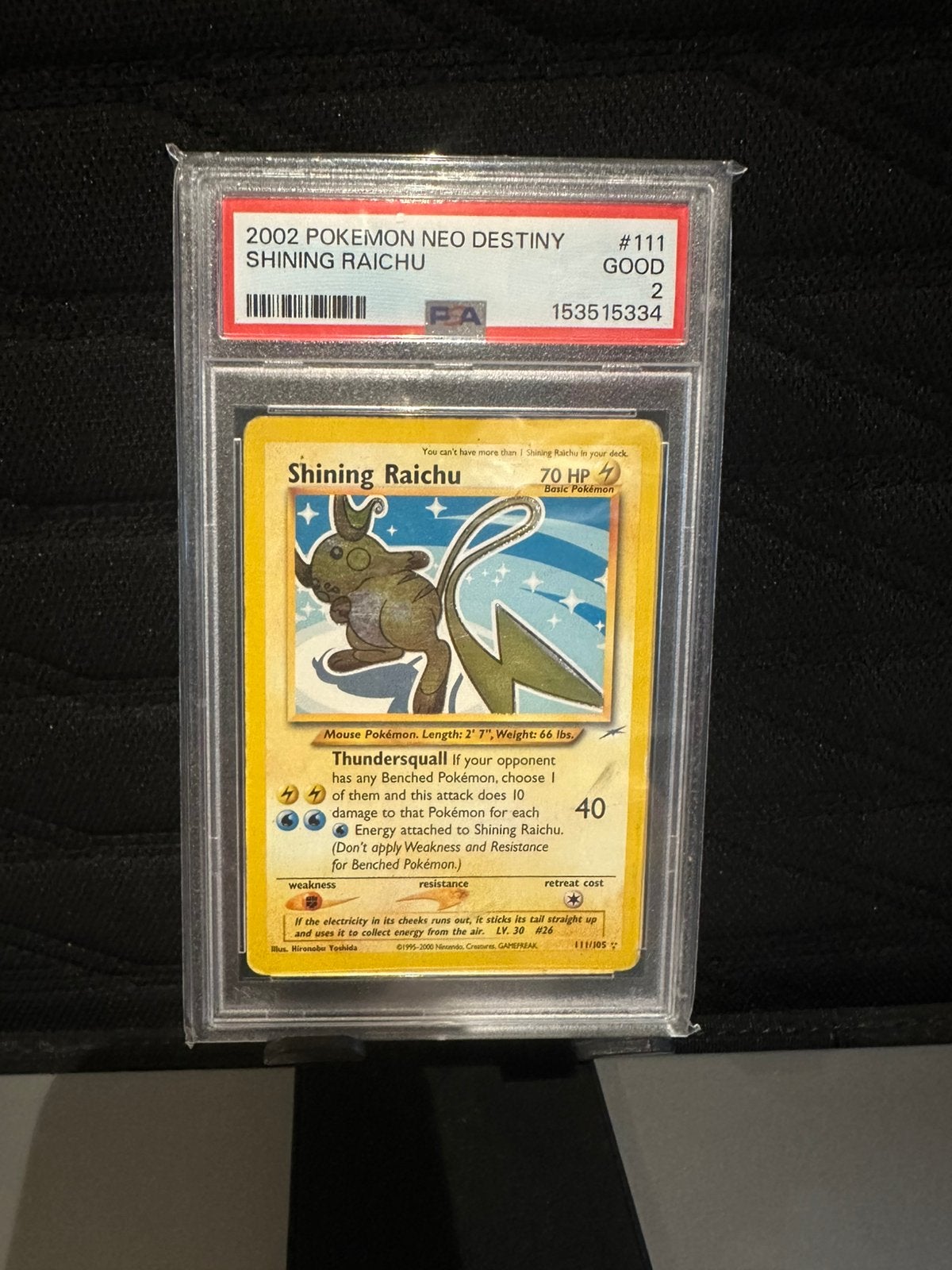 Shining raichu PSA 2, Ophalen, Nieuw