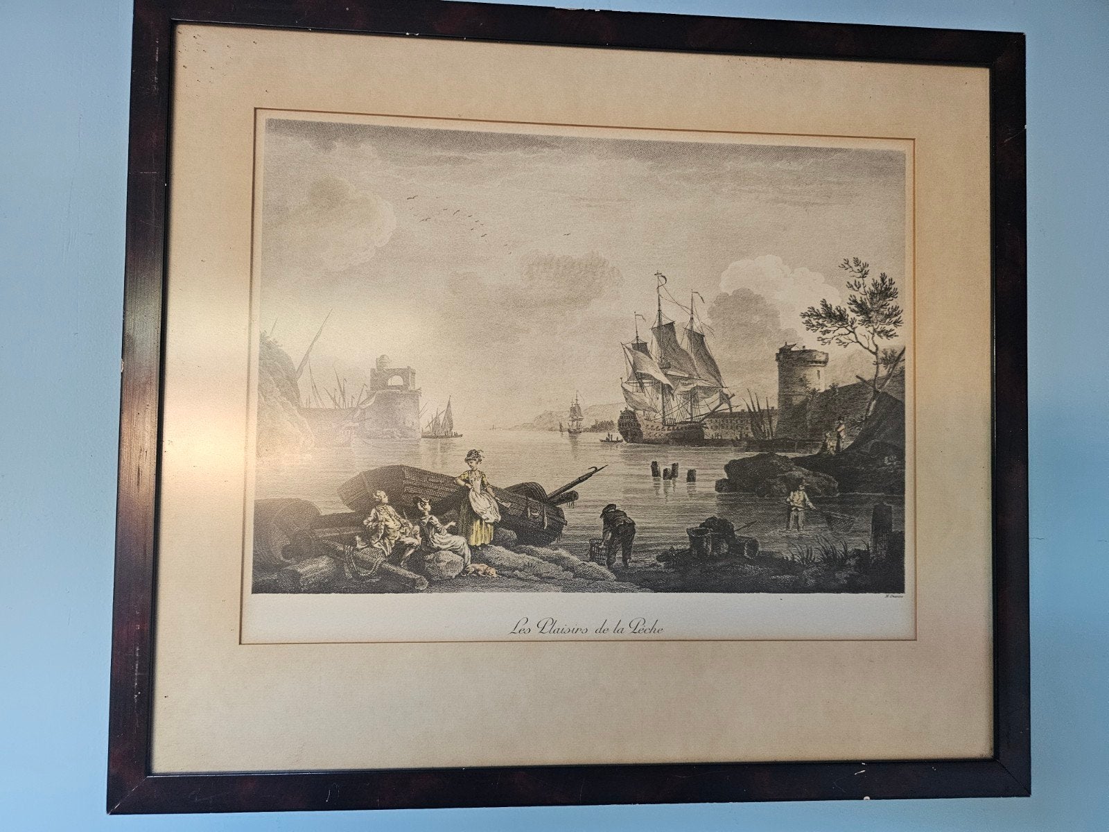 "Les Plaisirs de la Pêche" door N. Ozanne, Ophalen of Verzenden