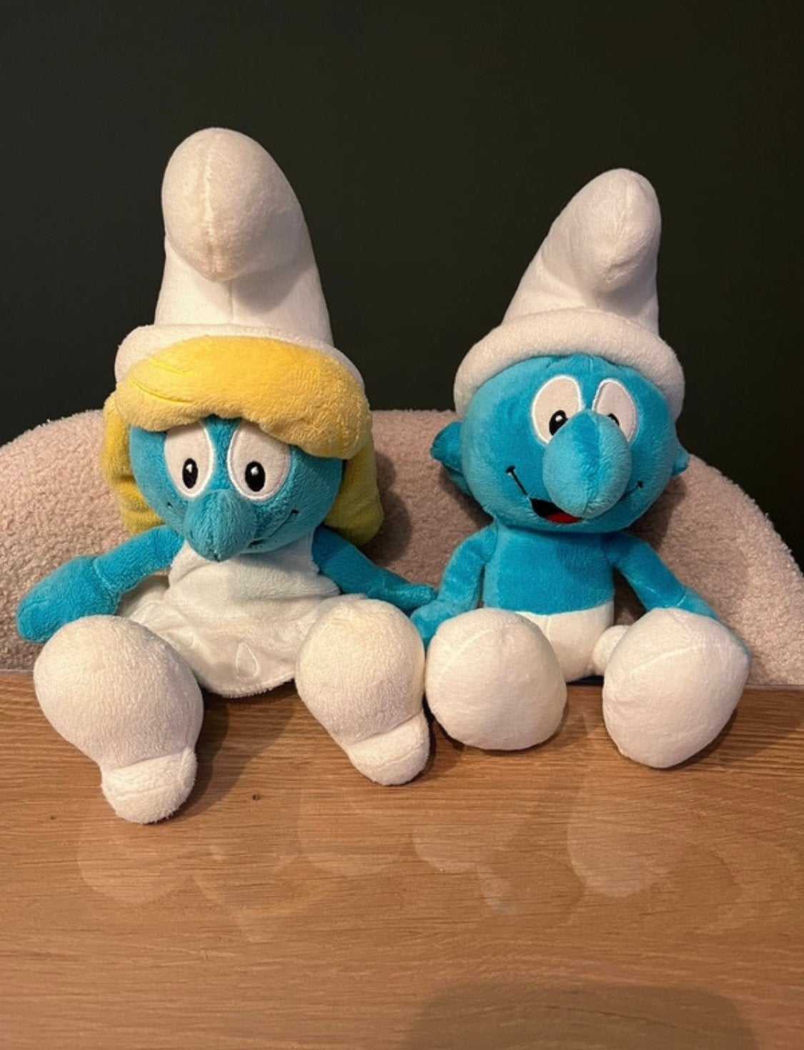 Leuke set Smurfen 30cm, Ophalen of Verzenden, Verschillende Smurfen