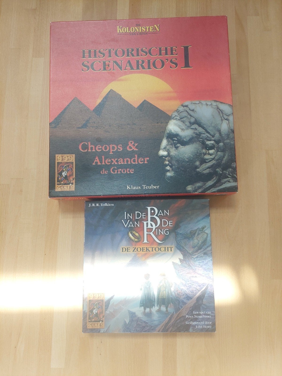 Catan: Historische Scenario's I & In de Ban v, Drie of vier spelers, Ophalen, Zo goed als nieuw, 999 Games