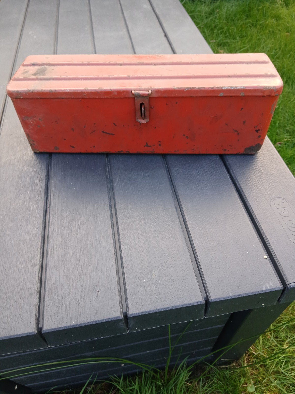 Oldtimer  gereedschapskistje  voor tractor, Ophalen of Verzenden, Gebruikt