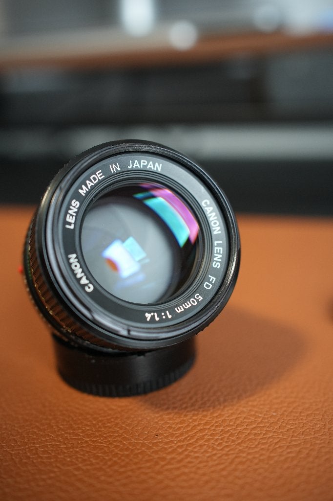 Canon FD 50mm f1.4, Canon, Canon FD, Ophalen of Verzenden, Zo goed als nieuw