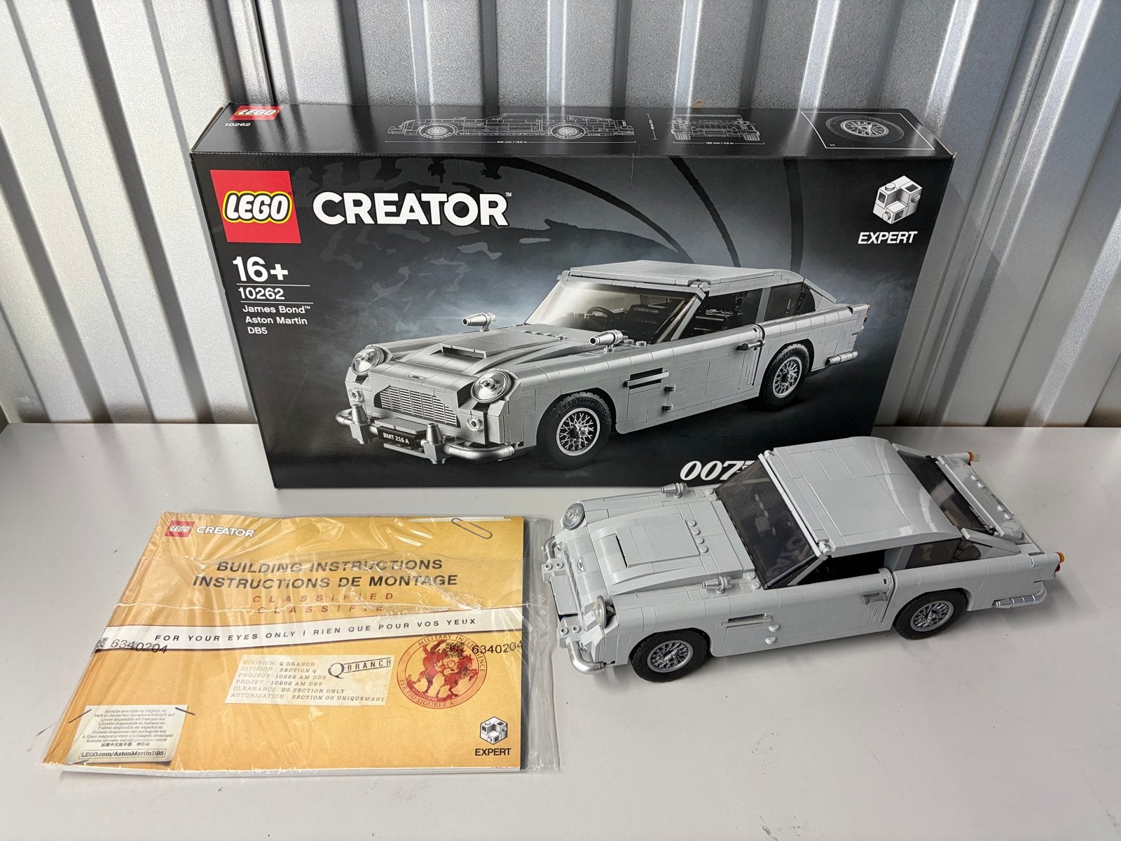 LEGO Creator Expert 10262 James Bond Aston Martin DB5 10262, Ophalen of Verzenden, Zo goed als nieuw