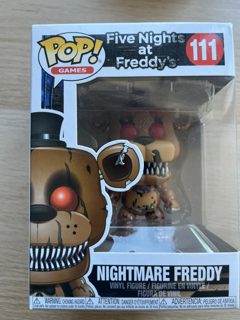 Funko pop nightmare freddy five nights at Freddy’s, Verzamelen, Ophalen of Verzenden, Zo goed als nieuw