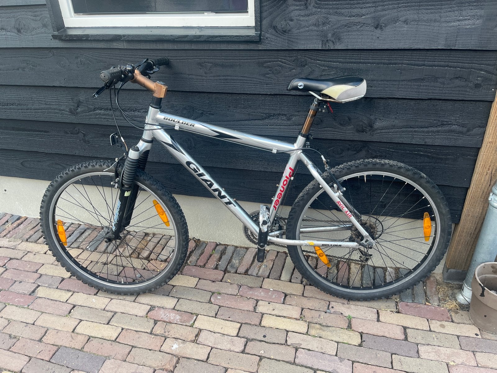 Giant Boulder ATB Herenfiets - Geschikt voor weg en bos, Fietsen en Brommers, Ophalen, Gebruikt, Hardtail, 45 tot 49 cm