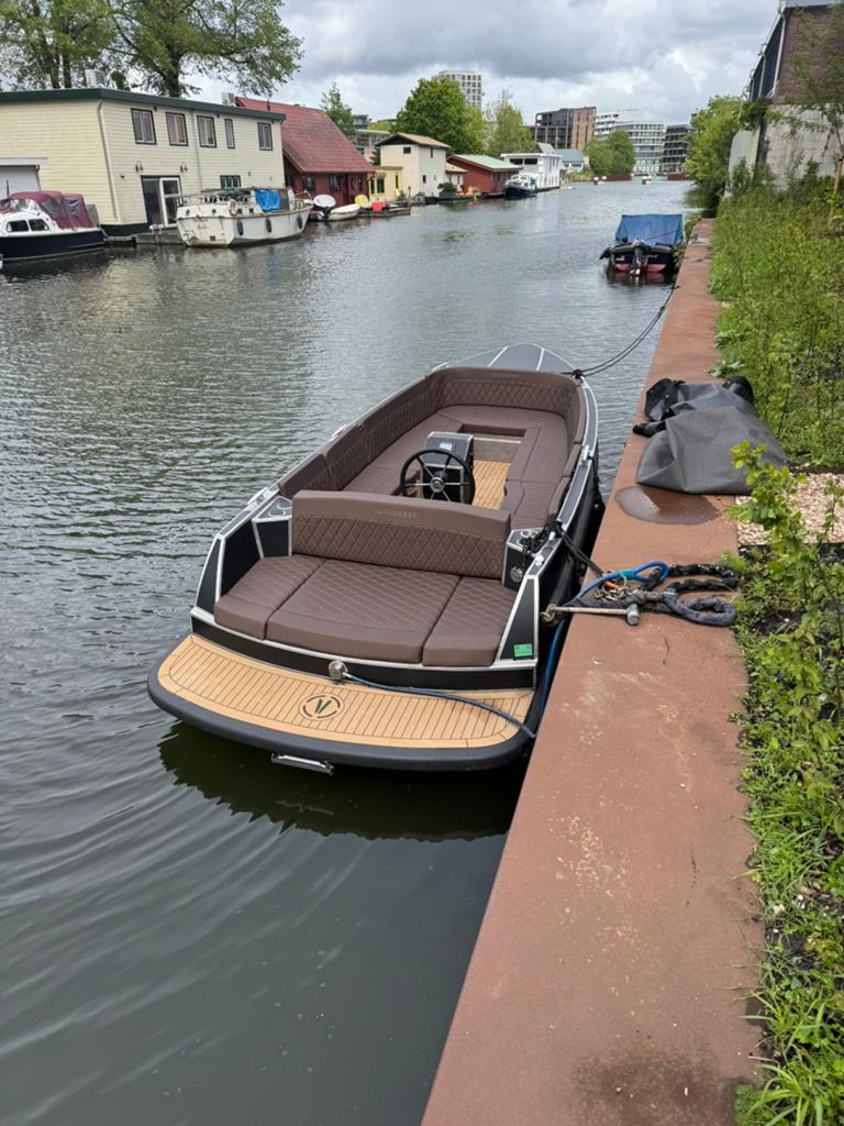 Van Vossen 595 e-tender aluminium, Watersport en Boten, Motorboten en Motorjachten, Ophalen, Overige merken, Buitenboordmotor