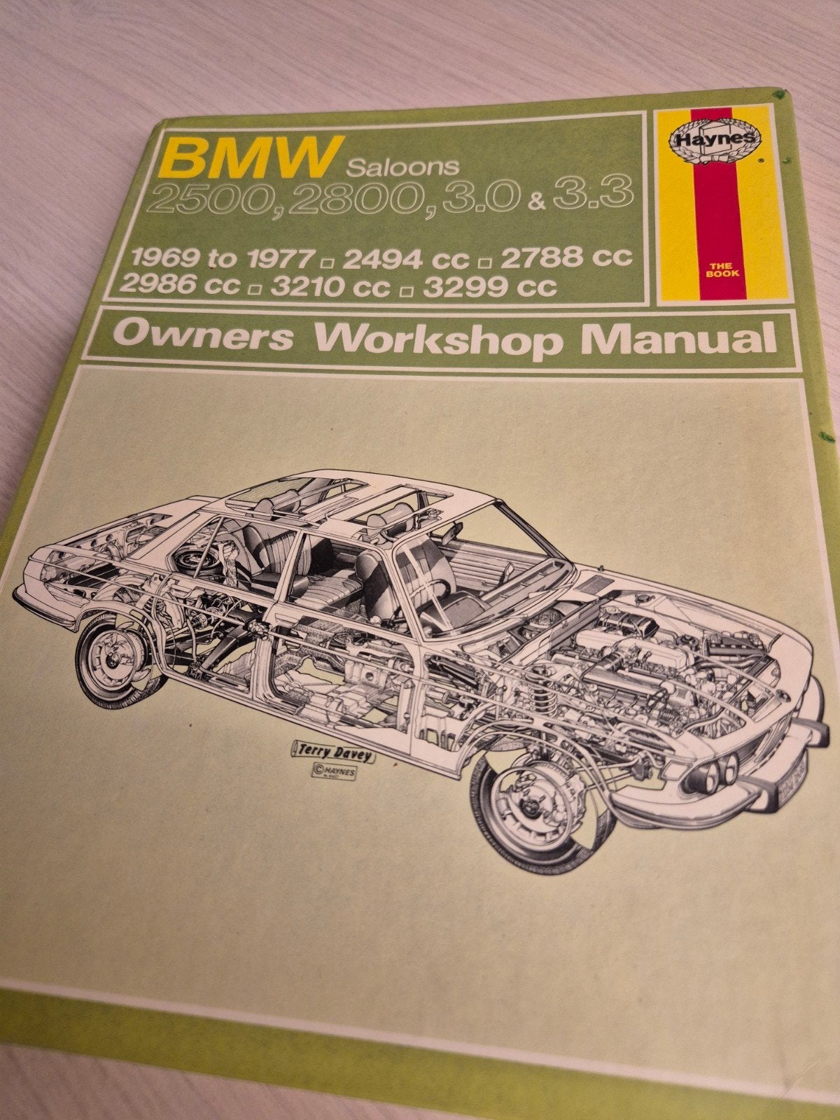 Haynes hardcover BMW E3 2500 2800 3,3 Li verlengd vraagbaak, Ophalen of Verzenden