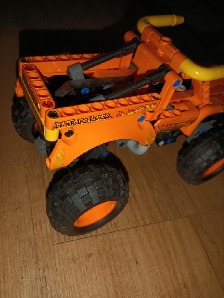 Lego Technic Monster Jam El Toro Loco Pull Back Auto, Ophalen, Gebruikt, Technic, Complete set