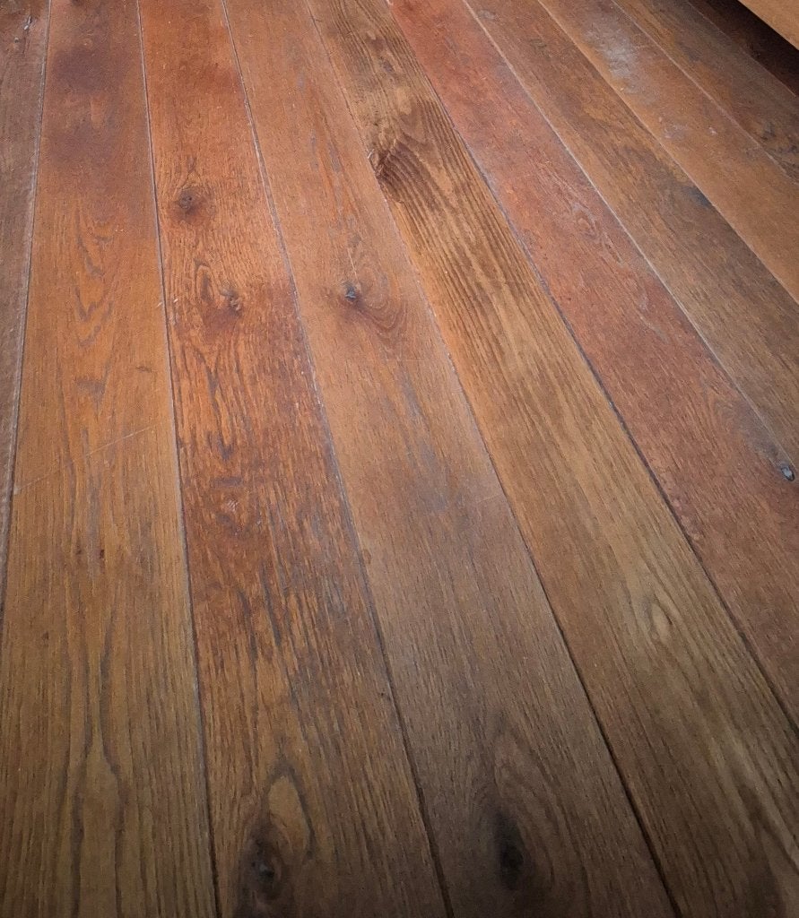 parketvloer 17 m, Gebruikt, 10 m² of meer, 10 tot 30 cm, Hout