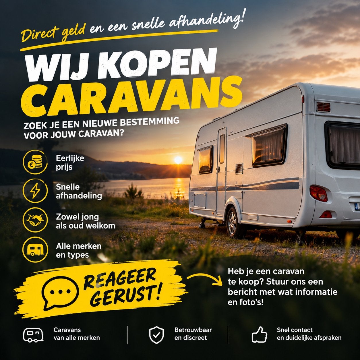 Caravans Gezocht!!!, Bedrijf