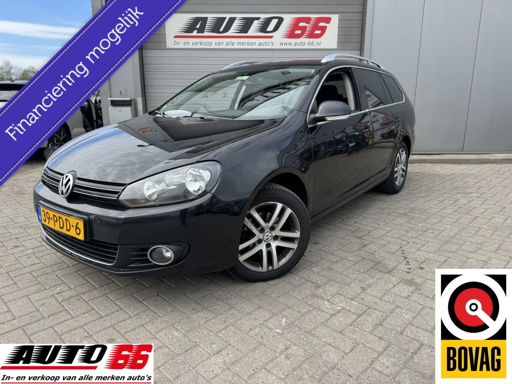 Volkswagen Golf Variant 1.6 TDI Comfortline BlueMotion, Auto's, Voorwielaandrijving, Euro 5, Gebruikt, Zwart