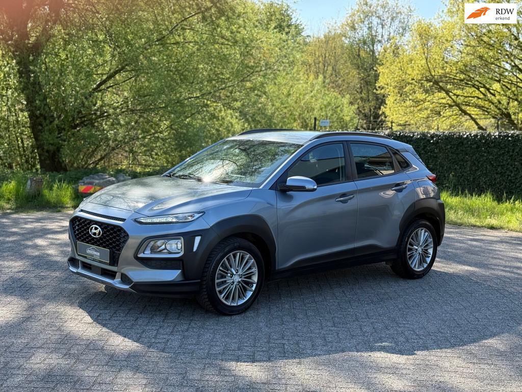 Hyundai Kona 1.6 T-GDI Fashion AUTOMAAT I CAMERA I PDC I CAR, Gebruikt, 1591 cc, 4 cilinders, Leder en Stof
