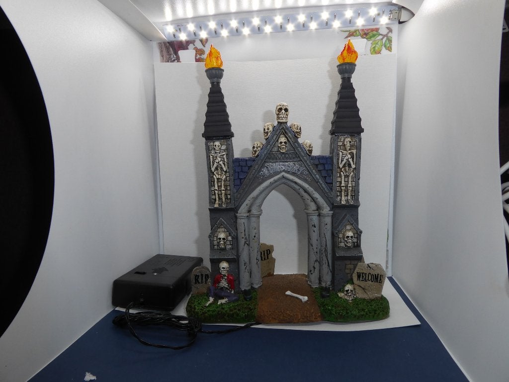 Lemax Spookytown - Cemetery gate - Ik ruim alles op, Diversen, Kerst, Ophalen of Verzenden, Nieuw