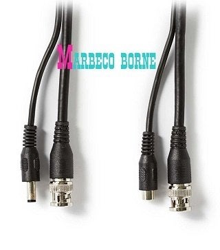 Coax kabel, Combi Camerakabel, Coax,Stroomkabel div. lengtes, Audio, Tv en Foto, Audiokabels en Televisiekabels, 10 meter of meer