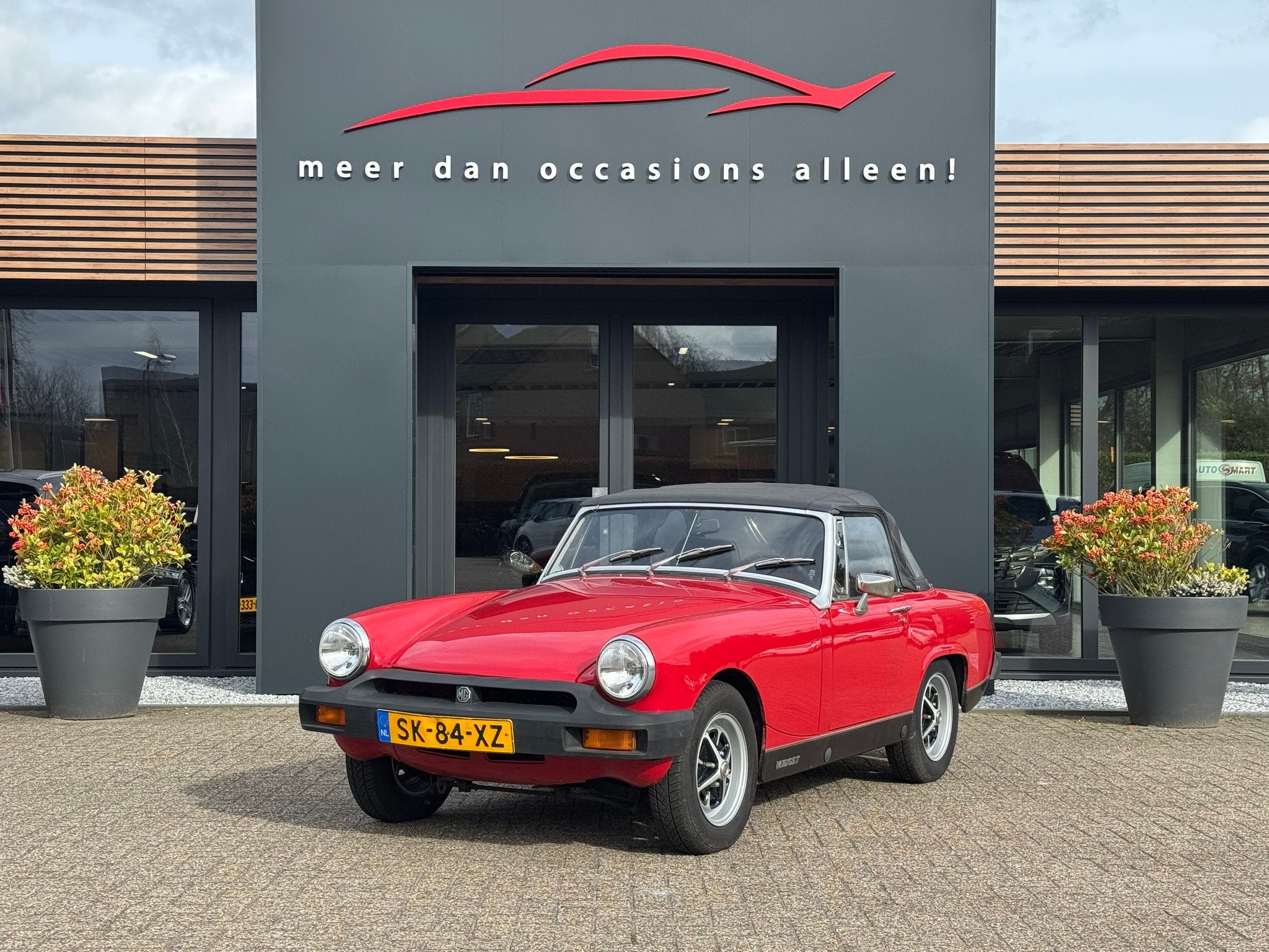 MG Midget B type (bj 1975), Auto's, Oldtimers, 1491 cc, Cabriolet, Origineel Nederlands, Bedrijf